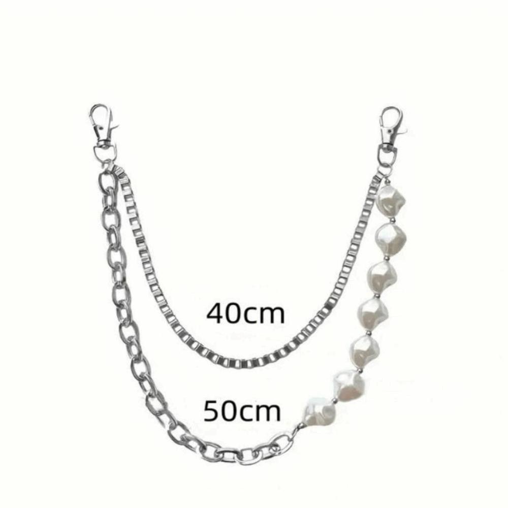 Rock Punk Street Keychains Chain Irregular Biker Pants Chain  Clothing Accessories