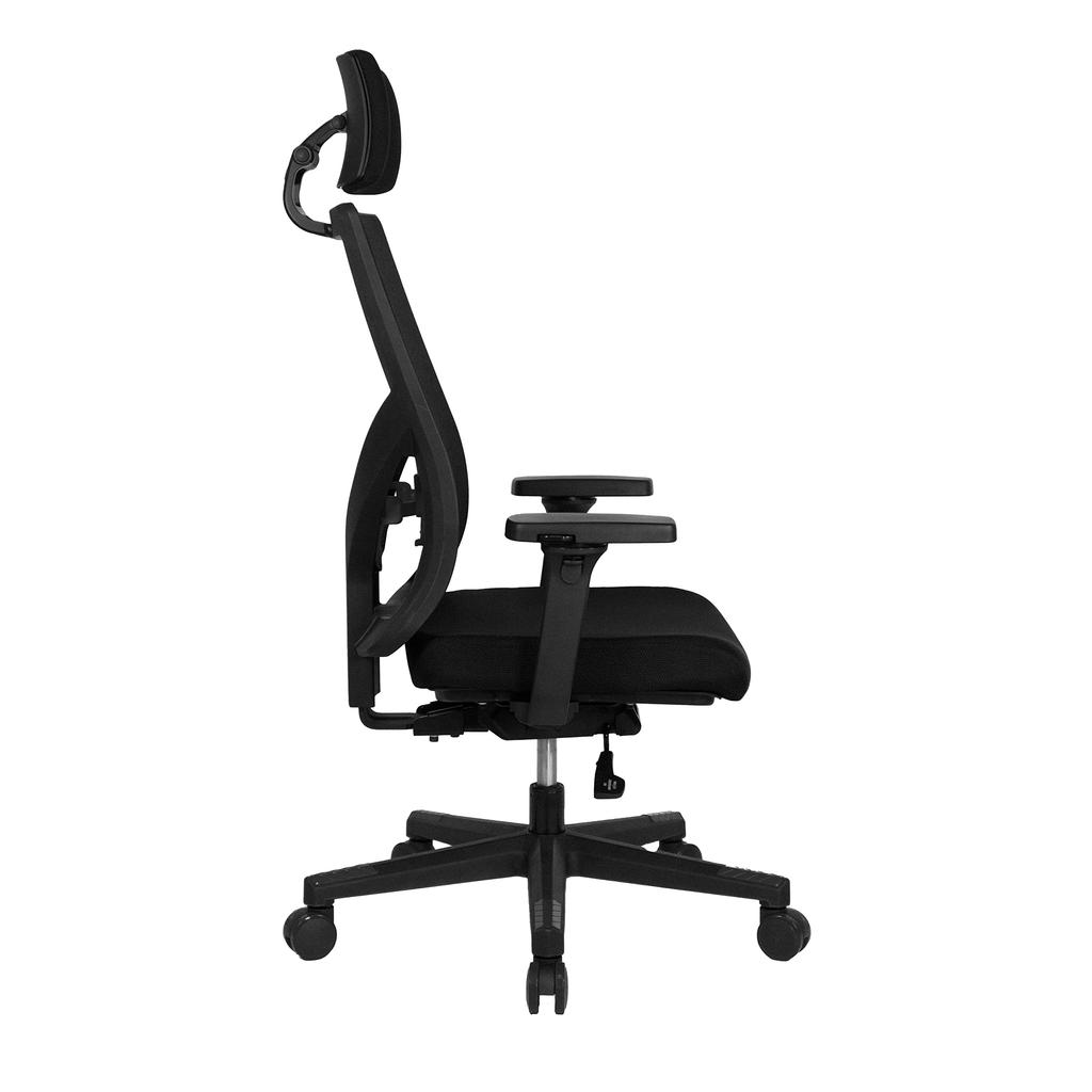 Itoki Endust Black Armrest 3D Headrest Comfortable Sitting Soft Seat Breathable Mesh Backrest Lumbar Support Weight Sensitive Synchronized Locking