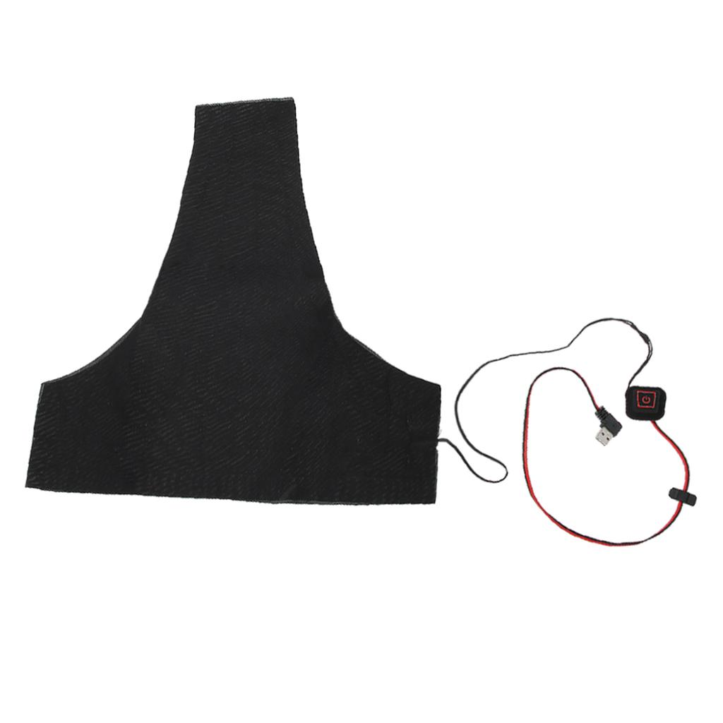 Зимние накладки из сплава с подогревом, USB-подушки для спины, электрический водонепроницаемый комплект теплой одежды