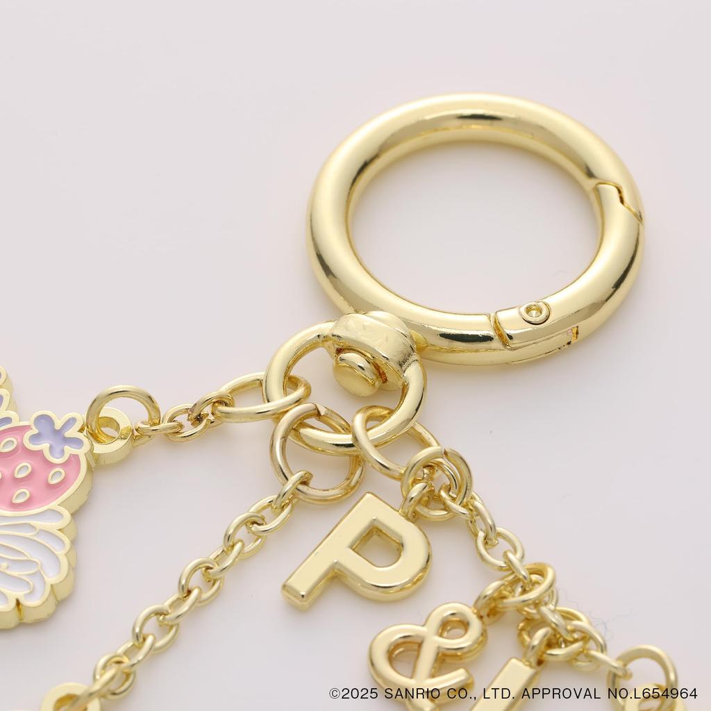 Chrysanthemum and My Melody Key Ring Paul Joe X My Melody Pink [Marks] & PAJ-KH08-PK
