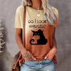 Summer New Fashion Women's Clothing 3d Print T-shirt Daily Wear Top's Shirt Casual Simple Letter T Regular Shirt Streetwear