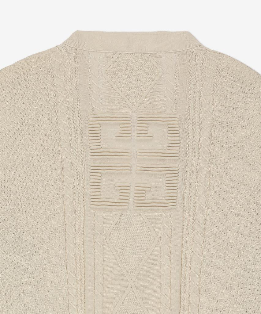 Givenchy 4G Cable Knit Cardigan - Ivory / Bm90S74Yjp105