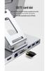 Док-станция BlueShuo 4K для планшета с USB 3.0, Ethernet, Type-C, аудиоразветвителем и PD-зарядкой.