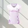 Unisex Badminton Sport T-Shirt Set Kids Adult Training Casual Wear Striped Design