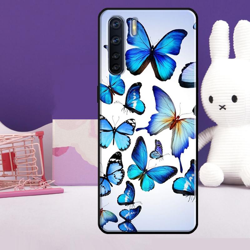 Colorful Butterfly Case For Oppo A18 A38 A78 A98 A58 A60 A80 A40 A96 A76 A16 A94 A74 A54 A15 A17 A57 A77 A5 Pro