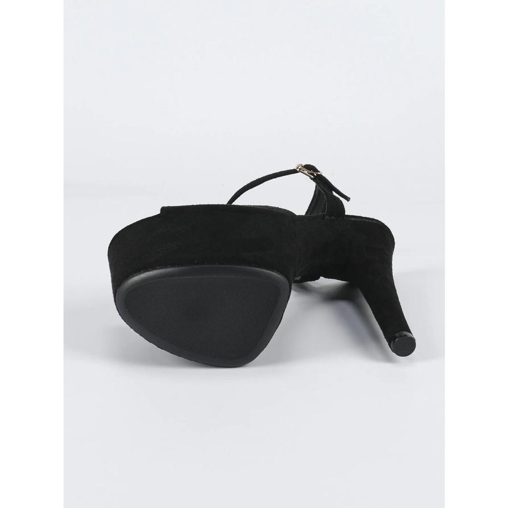 Замшевые водонепроницаемые туфли на толстой подошве для ночного шоу на пилоне, модельные туфли на высоком каблуке для подиума, сексуальные босоножки оптом