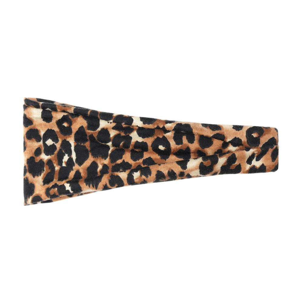 Женская спортивная повязка на голову, повязка на голову для йоги, впитывающий пот пояс, антиперспирант, широкий край, напечатанный платок, аксессуары для волос