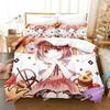 Комплект постельного белья Game VOEZ Single Twin Full Queen King Size для взрослых и детей, комплект пододеяльников с 3D-принтом и аниме-простыней