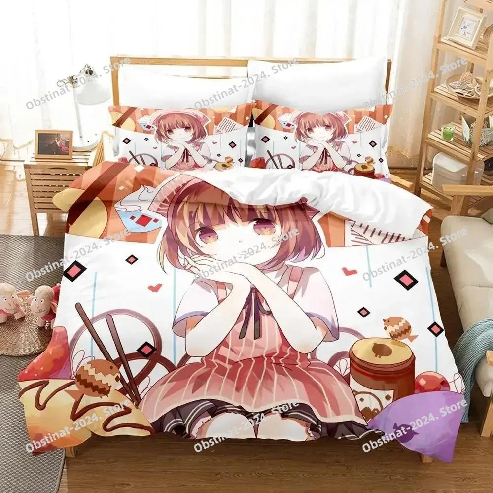 Комплект постельного белья Game VOEZ Single Twin Full Queen King Size для взрослых и детей, комплект пододеяльников с 3D-принтом и аниме-простыней