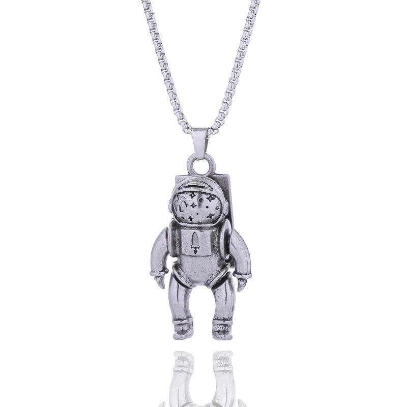 Ожерелье с астронавтом для мужчин, Портативная подвеска-астронавт, Универсальный аксессуар для женщин