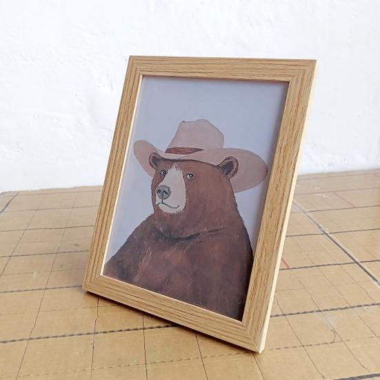 Декоративная живопись Яркий внешний вид Ковбой Утка Кролик Медведь Серия Животное