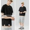 Plus Size 7XL 8XL T-Shirts Men Drop Shoulder Summer Men's Shirts Japan Style T Shirts Oversized Clothes Man Top Tees