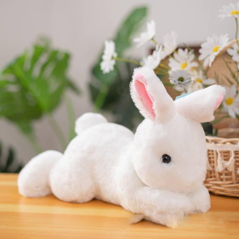 Plush Rabbit Simulation Stuffed Toy Animal Dolls Room Decoration Kids Gifts