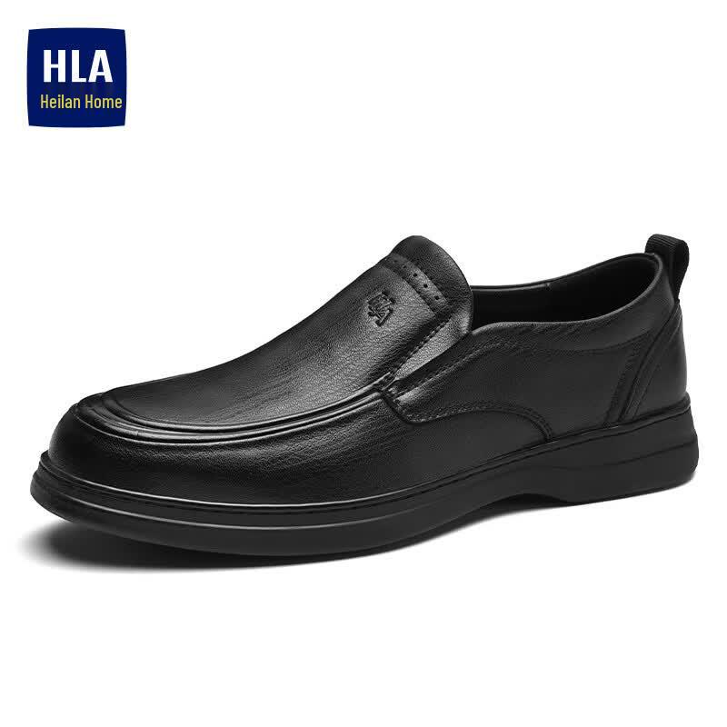 HLA Мужские повседневные кожаные слипоны с мягкой подошвой