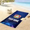 Custom Bayer Leverkusen Print Beach Towel, Large Soft Quick Dry Towel for Beach Camping Swimming