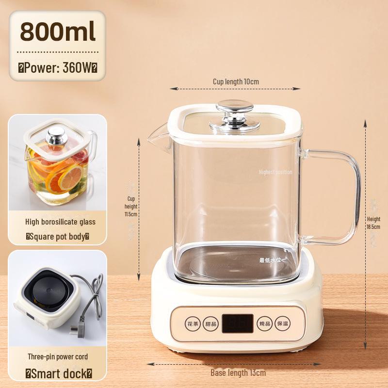 Мини-заварник с цветочным узором и чашка для здоровья — элегантный офисный подарок