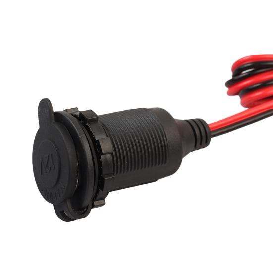 Автомобильный зарядный кабель для прикуривателя 12 В, гнездовой разъем, адаптер