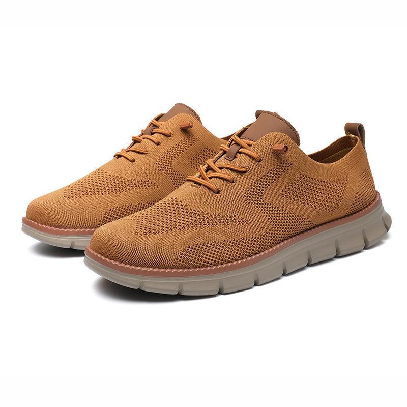 Мужская обувь дышащие кроссовки летающая тканая лапша мужская большой размер 48 беговые модные туфли