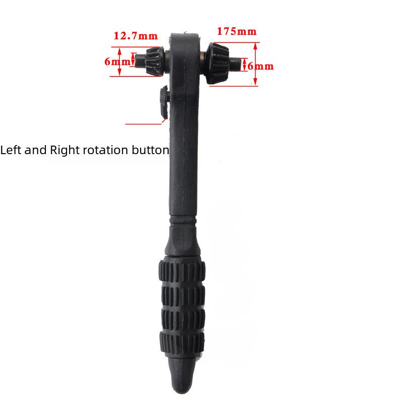 Ключ и гаечный ключ для патрона с храповым механизмом двойного назначения