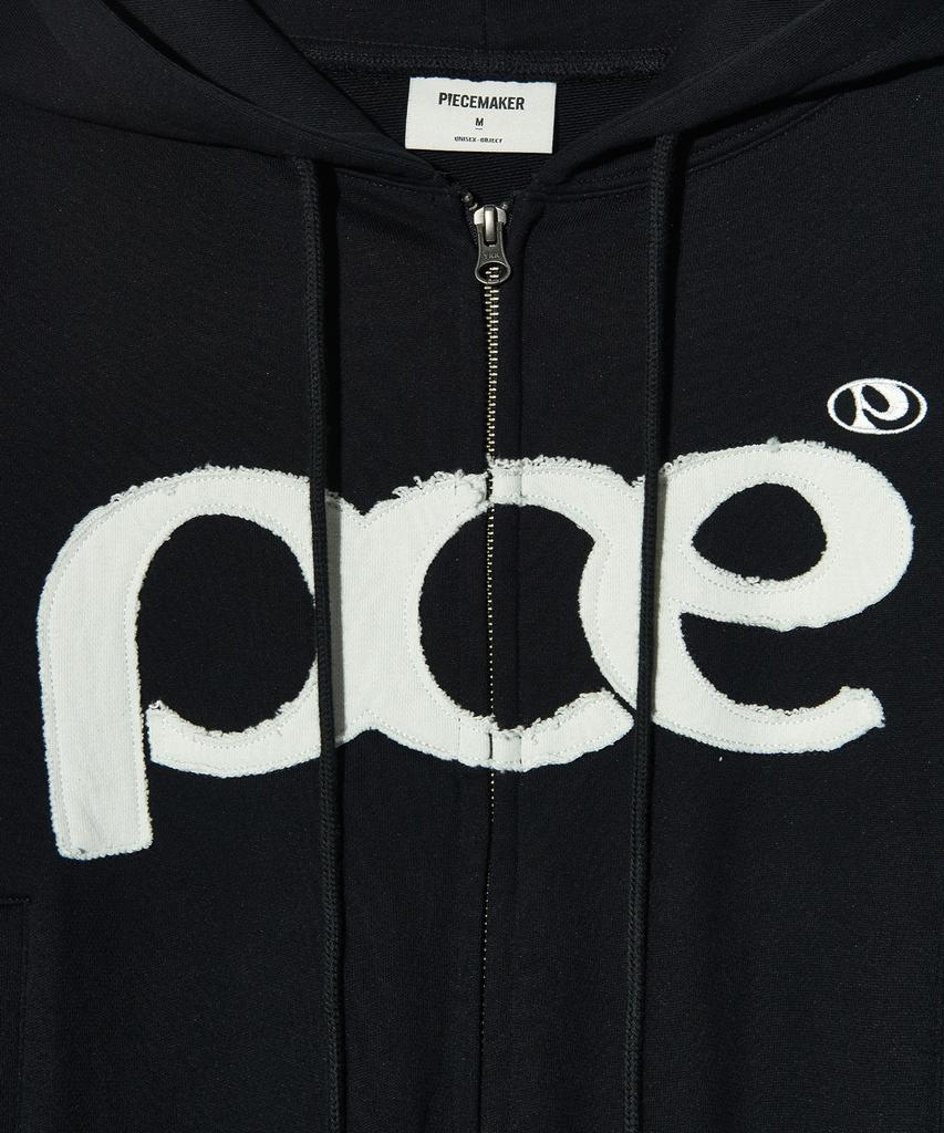 Peace Maker [2 типа] Толстовка на молнии с аппликацией Pce (черный)