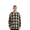 Uniqlo W23 Рубашка в клетку с заостренным воротником, свободная, с длинным рукавом, унисекс, темно-красная 462389-18