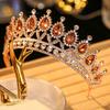 Bridal Crown Baroque Drop Diamond Princess Crown Performance Birthday Tiara Wedding Dress Accessories