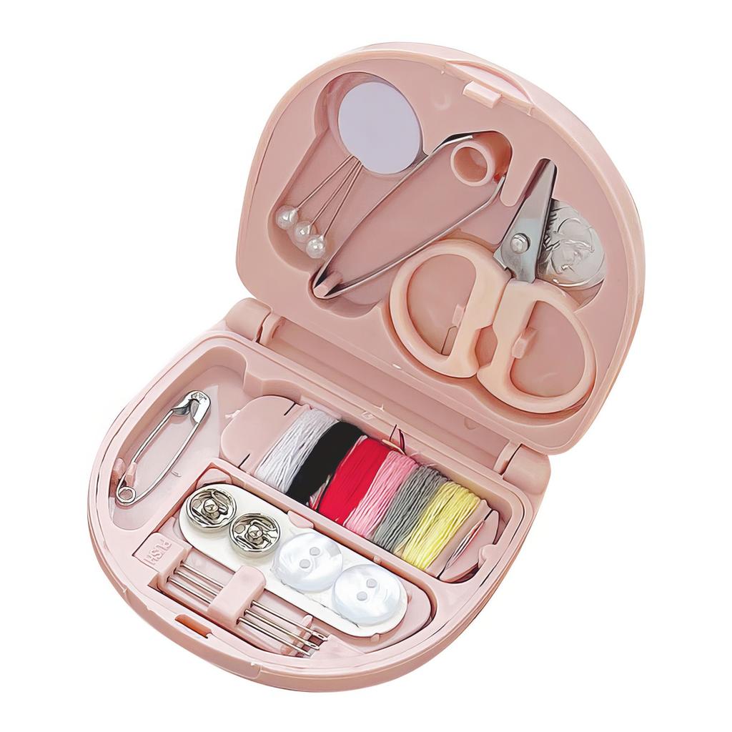 Adorable Pink Sewing Kit Complete Set with Everything You Need Compact & Convenient for On-the-Go Fixes
