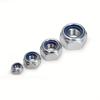 200pcs/box Stainless Steel Nylon Anti-Slip Self-Locking Nuts, Hexagonal Screw Caps for Construction, Maintenance