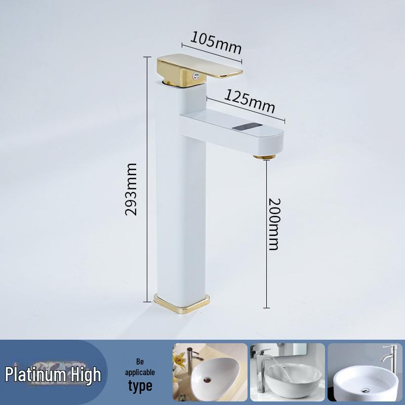 Digital Temperature-Control Faucet for Bathroom Sink