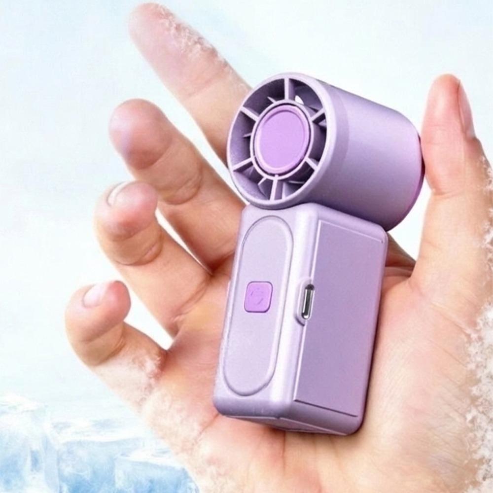 Adjustable Small Electric Fan Ultra-Quiet Pocket Fan Simple Portable Turbo Fan Outdoor Travel