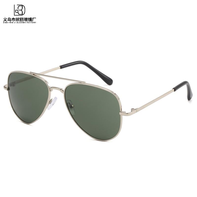 Прямая поставка, Металлические детские солнцезащитные очки Детские классические очки-жабы Носить очки Солнцезащитные очки Тренд