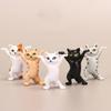 Earphone Stand Handmade Cute Dancing Cat Shape Penholder Doll Decoration for Desktop