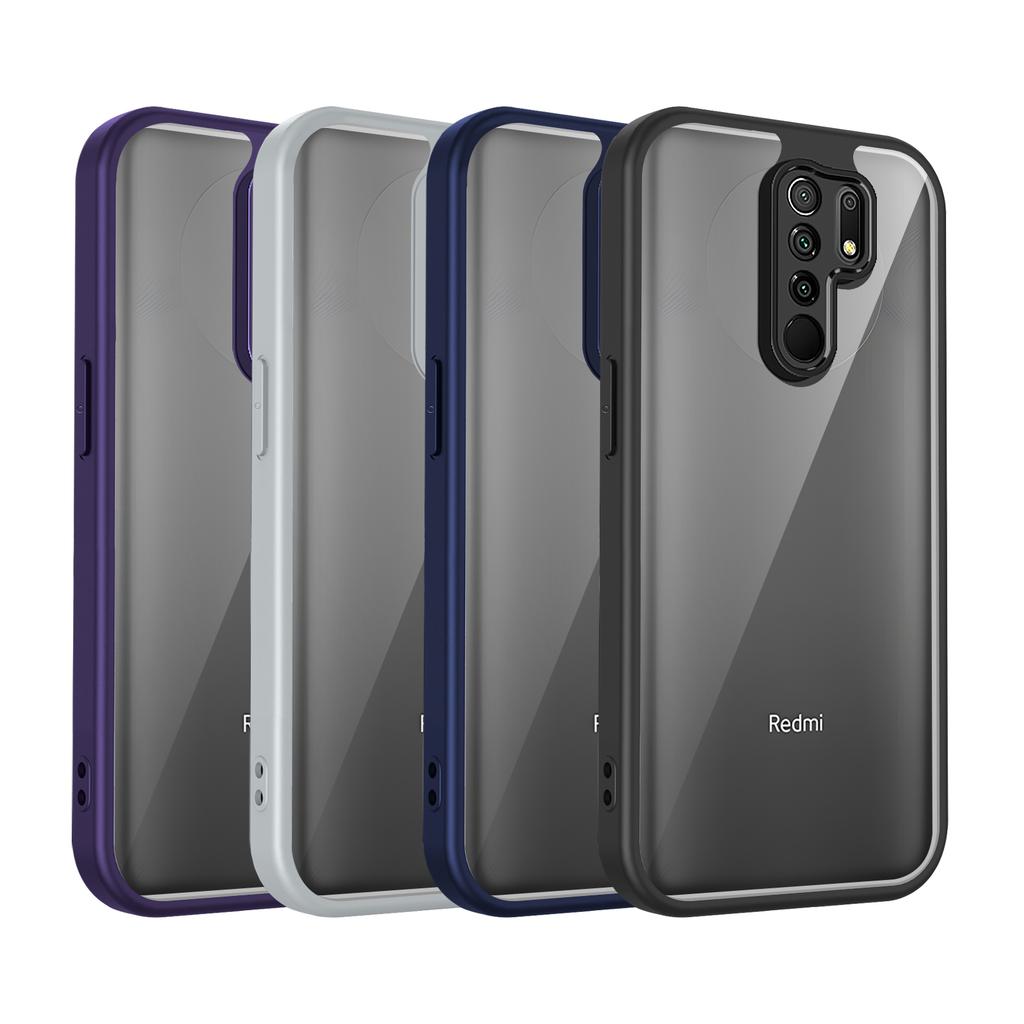 Чехол для Xiaomi Redmi 9 Чехол для телефона Redmi 9 Prime Чехол Poco M2 Воздушная подушка Ударопрочный Силиконовый бампер Прозрачная матовая задняя крышка Жесткий