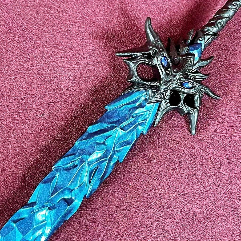 Металлическая катана Bladepoint из Нараки Стальной клинок Меч Аниме Нож ниндзя Реальный размер Японская оригинальная самурайская сабля Игрушка 8,6 дюйма Безопасно для детей Развлекательная Забавная