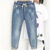 Fashion Women Casual High Waist Jeans Boyfriend Jeans Pencil Jeans Trousers
