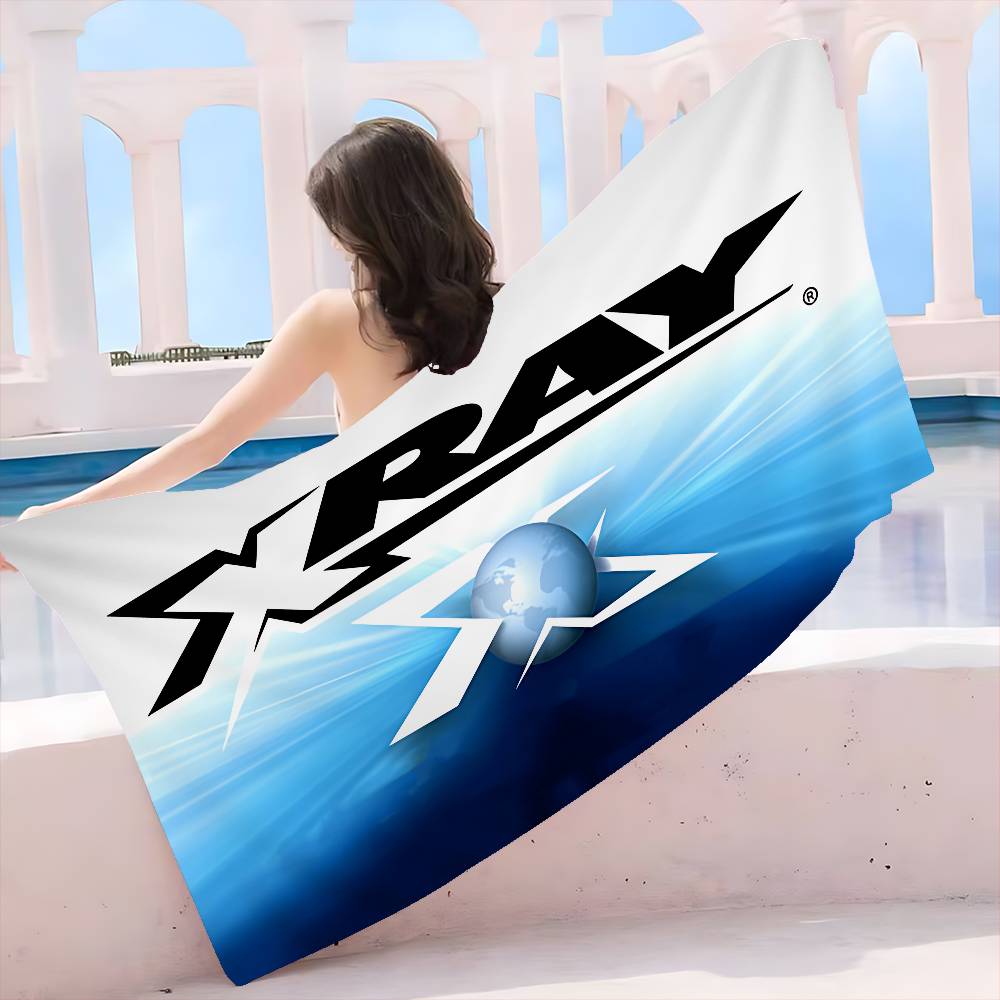 X-XRAY Racing-CarS Микрофибровое одеяло Быстросохнущие пляжные полотенца Большой размер Печать Супервпитывающее Полотенце-одеяло для бассейна