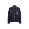 EVISU Denim Jacket Men's Dark Blue 2EAHTM1DJ799LFCT