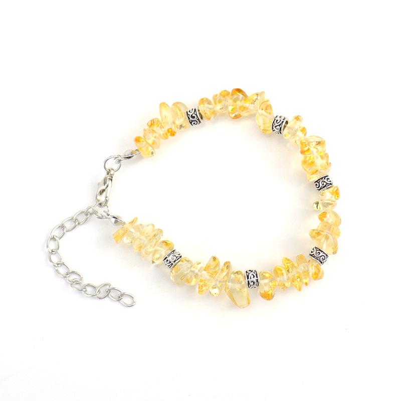 Нерегулярные полудрагоценные камни, браслет из натуральных кристаллов, браслет для йоги, медитации, чакры, подарок