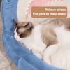 Кровать для домашнего животного Уютная, удобная с очень толстым наполнителем, дышащая, супермягкая, из хлопка, большого размера