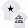 Канье Уэст Йе Булли Live In Ataturk Olympic 053026 Мерч Футболка Для Фанатов Подарок