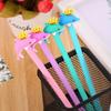 10pcs 0.5mm Creative Dolphin Shape Gel Pen Cute Stationery Cartoon Whale Water-based Pen Office Supplies Signature Pen