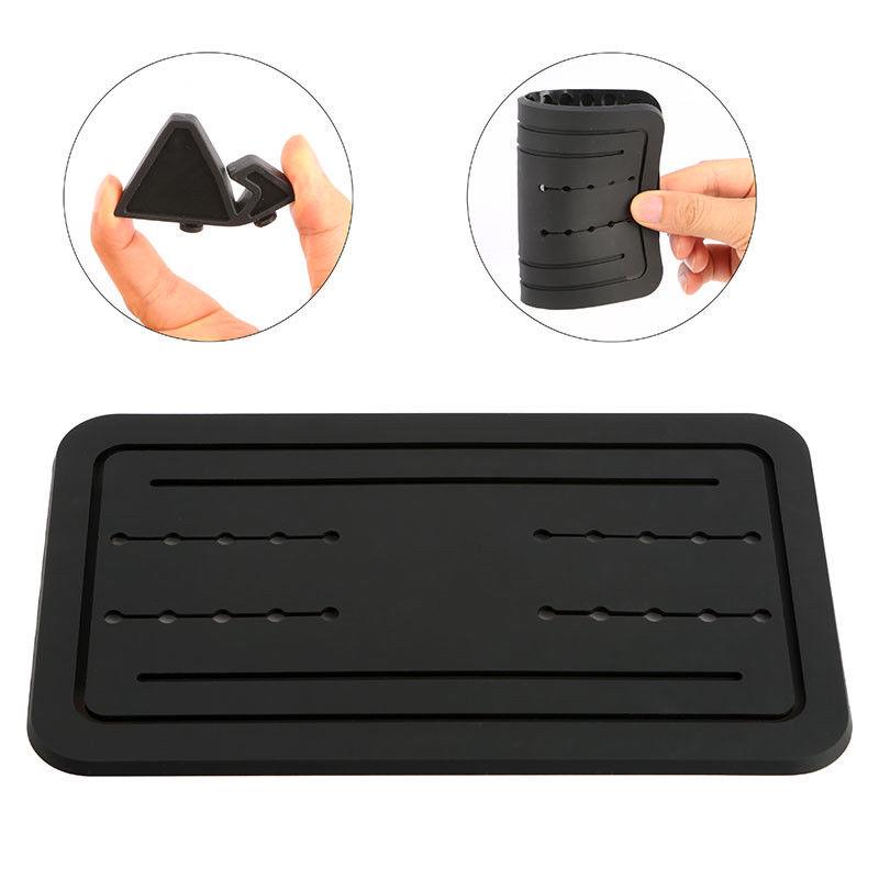 Силиконовый коврик, нескользящий коврик для приборной панели, автомобильный держатель, док-станция для телефона, универсальный
