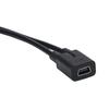 Кабель для зарядки Mini USB 5P Female (25 см) — Type-C Male (25 см) для телефонов, планшетов и других устройств.