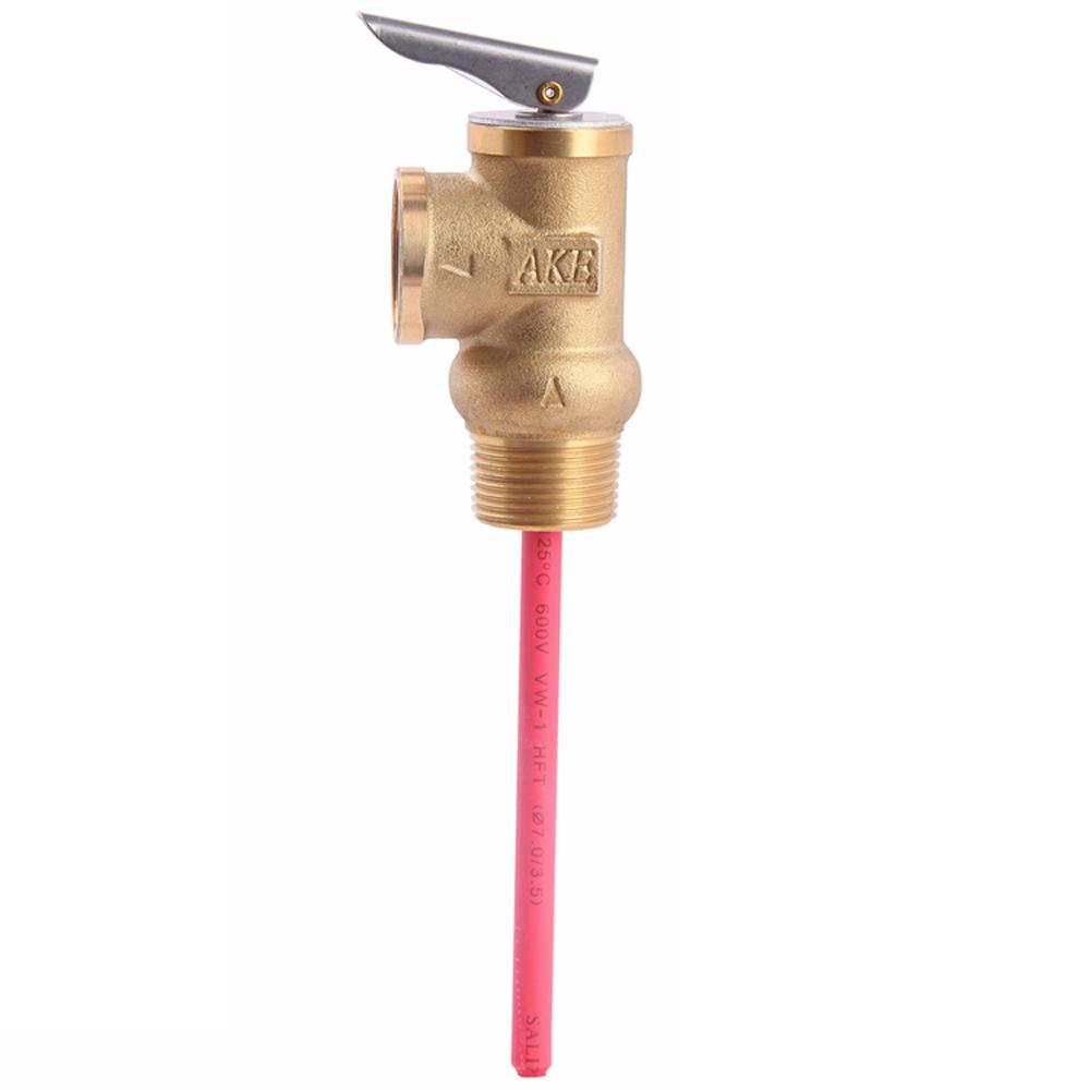 1/2" 3/4“ TP Valve Temperature and Pressure Relief Valve AKE as TP Safety Valve for Solar Water Heater Pressurized WaterTank