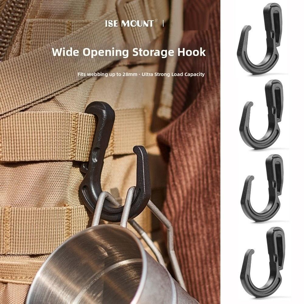 10pcs 21mm Large Opening Outdoor S-shaped Hook for Hiking Travel