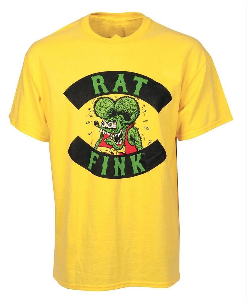 Эд Рот Rat Fink Футболка с коротким рукавом Смешная Желтая Унисекс S5XL NE2152 Унисекс Футболка