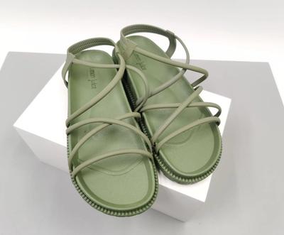 Празднуйте 2025 Плоские женские туфли Гладиатор Открытый носок Нескользящие Мягкие сандалии Женская Повседневная Женская Платформа Римские Сандалии Эспадрильи