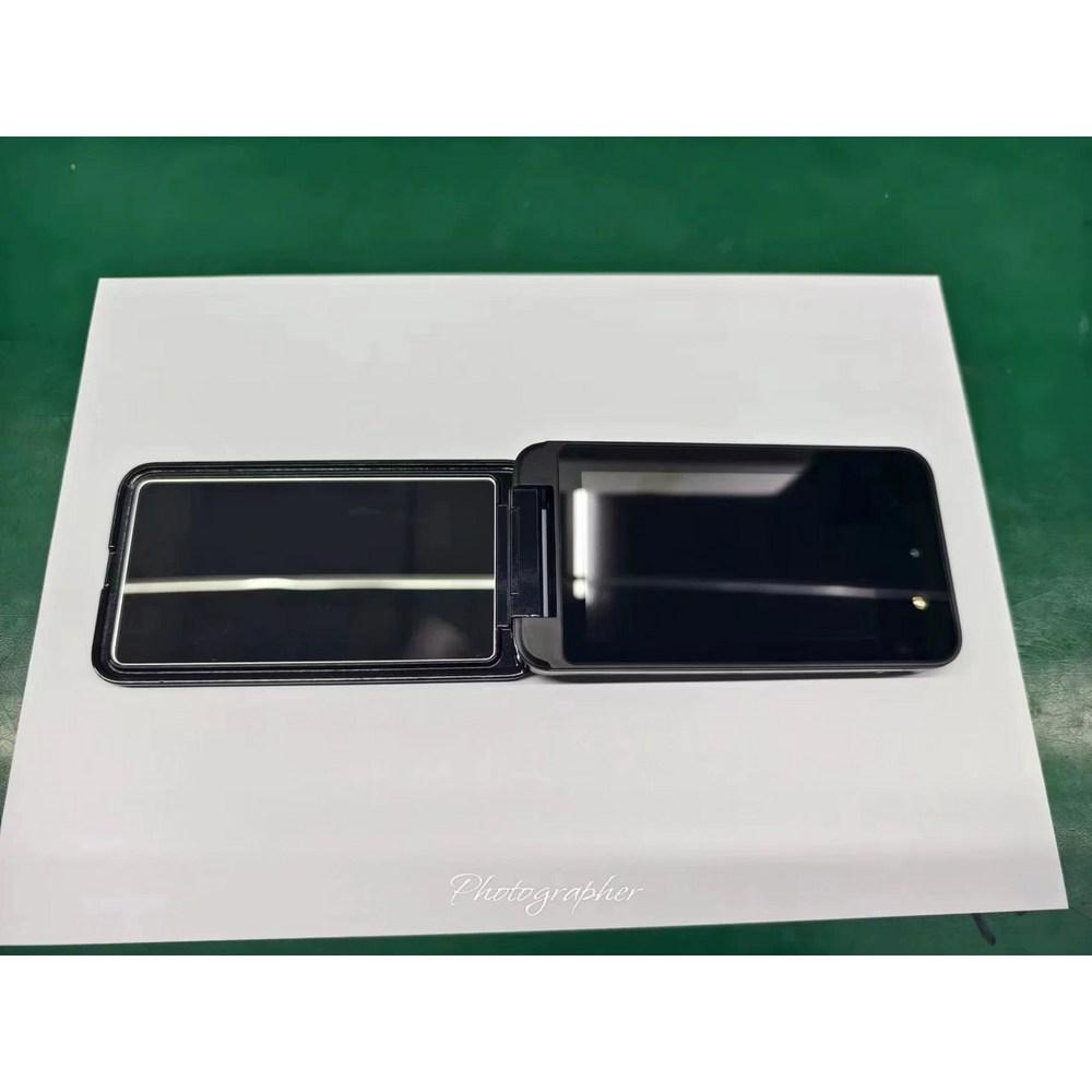 Kururu Зеркало с УФ-защитой Блокирующее УФ-излучение Умное Зеркало для Макияжа Портативное Перезаряжаемое Прямоугольное 1 шт Черный