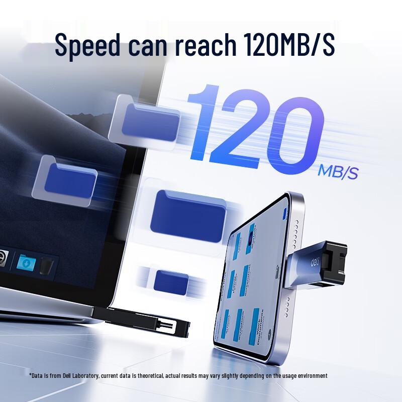 Deli USB 3.2 Флеш-накопитель LS331 с двойным интерфейсом