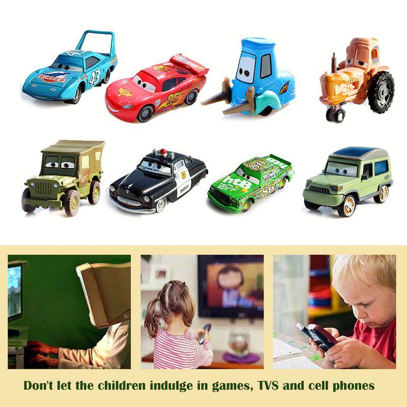 Машинки Детская игрушечная машинка Машинка из сплава Маккуин Мак Дядя Машина Король Шериф Блокпост